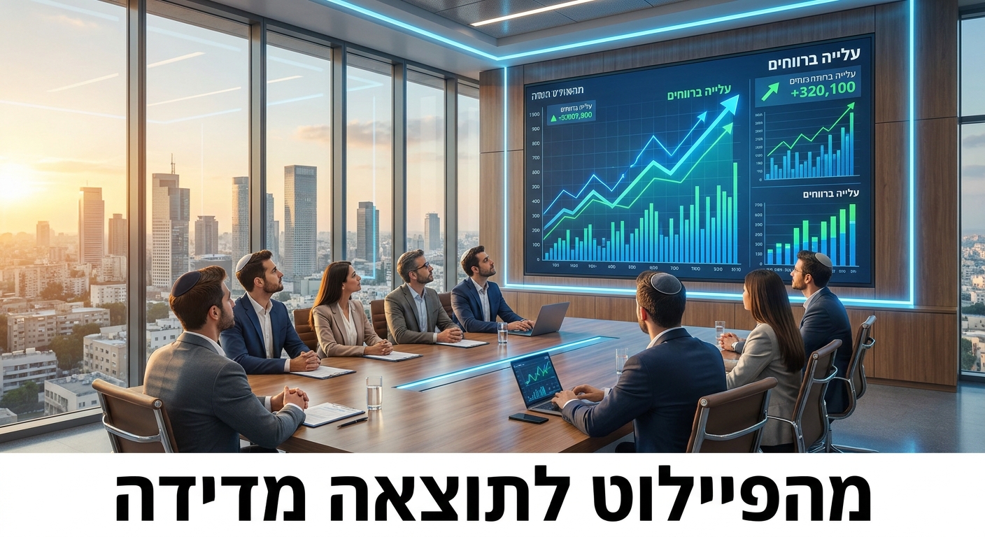 מהפיילוט לתוצאה מדידה בחדר הישיבות בארגון