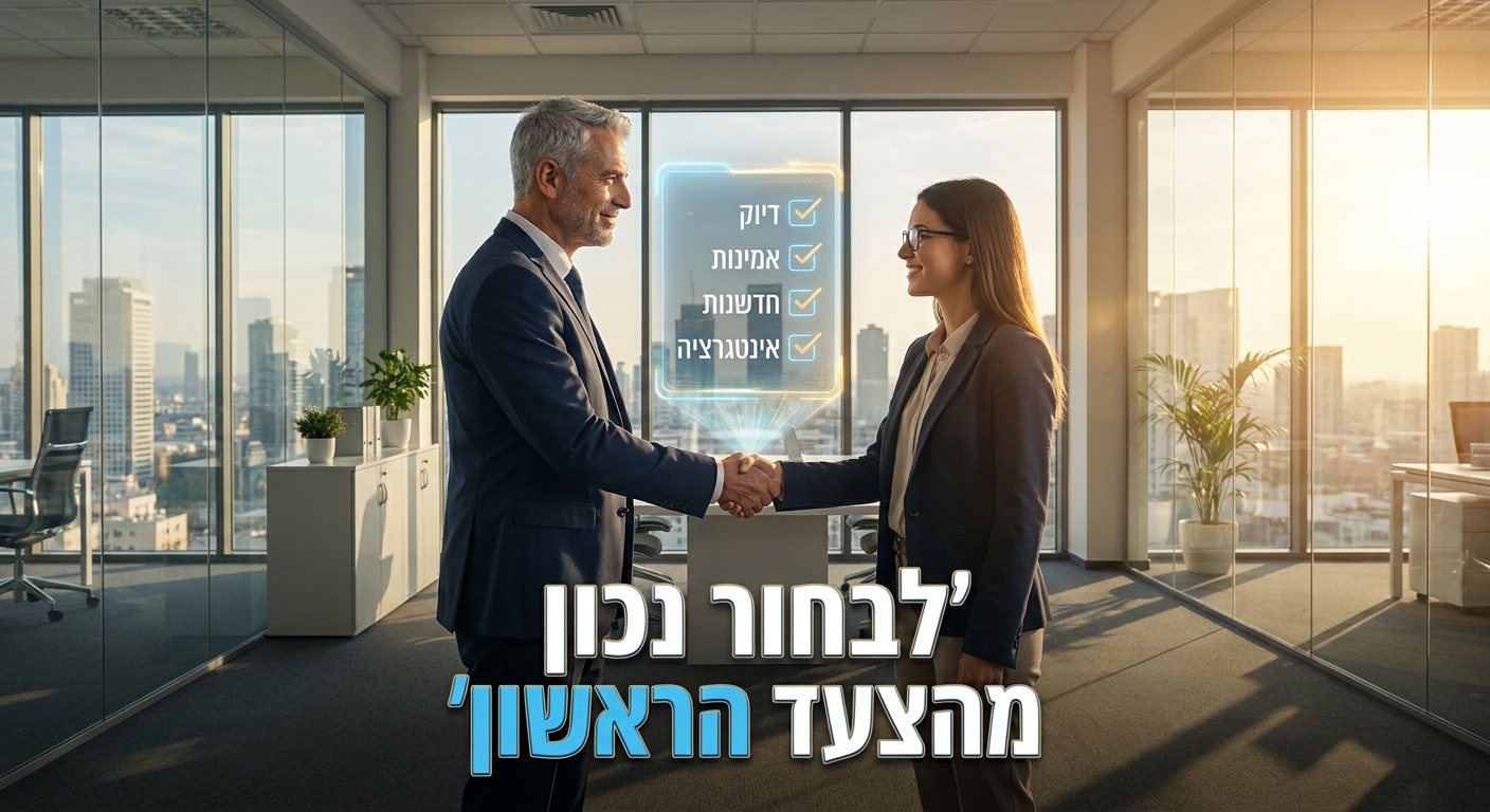 בחירת שותף להטמעת סוכן AI בארגון