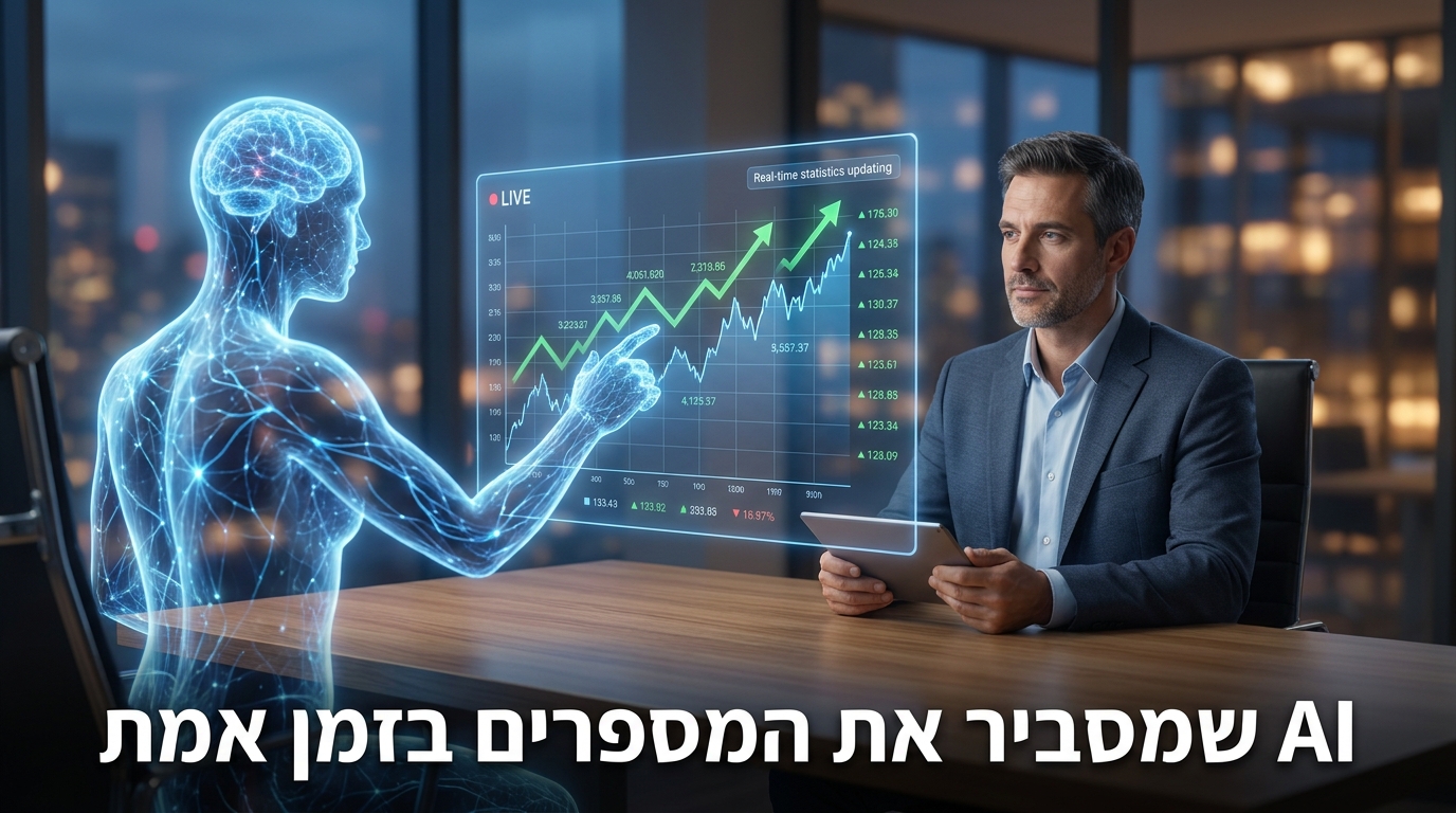 AI שמציג מדדים ניהוליים בזמן אמת
