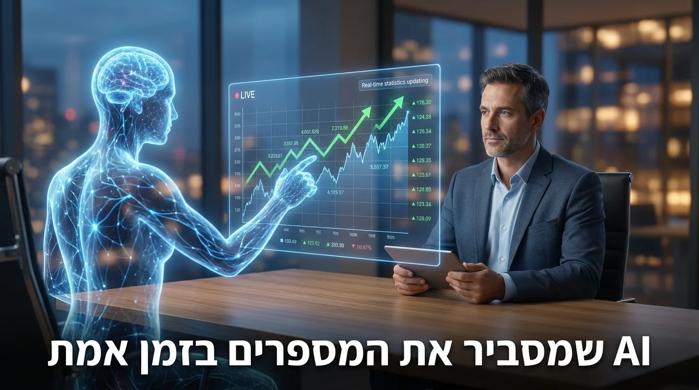 AI שמציג מדדים ניהוליים בזמן אמת