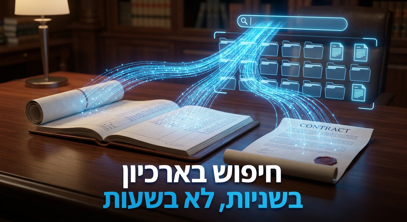 AI לחיפוש וניהול ידע במשרד עורכי דין