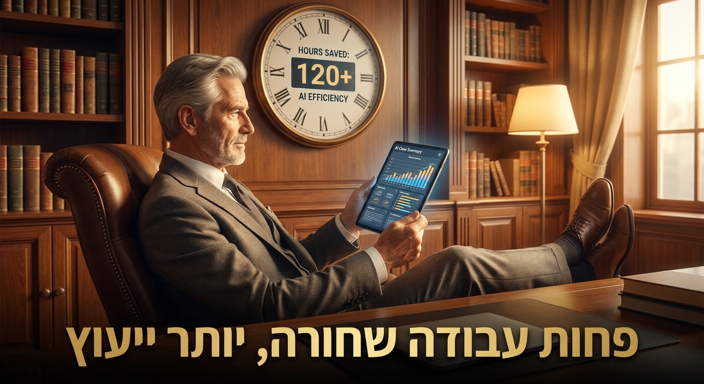 AI שמפנה זמן לעורכי דין ורואי חשבון