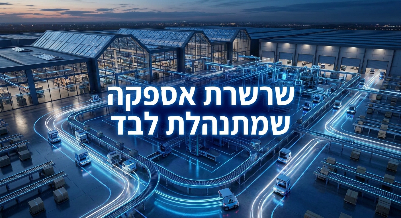 AI לניהול שרשרת אספקה ומלאי במפעל