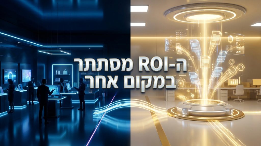 הארגונים בישראל מטמיעים AI במחלקה הלא נכונה: למה ה-ROI מסתתר בגב המשרד 2026