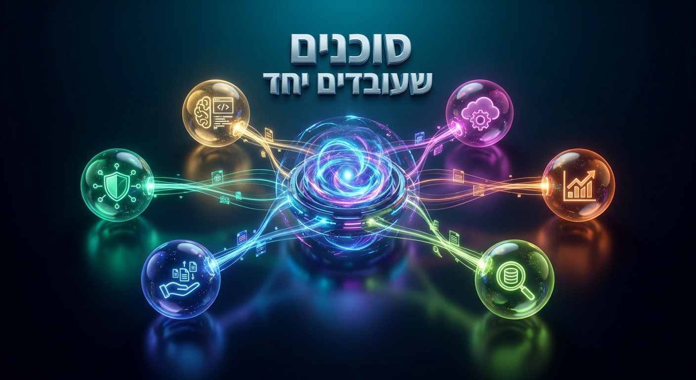 סוכני AI מרובים שמתואמים יחד בארגון
