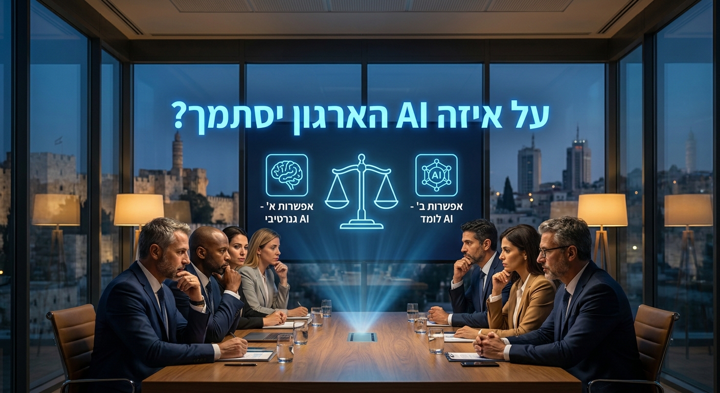 ארגון ישראלי בוחר על איזה AI להסתמך