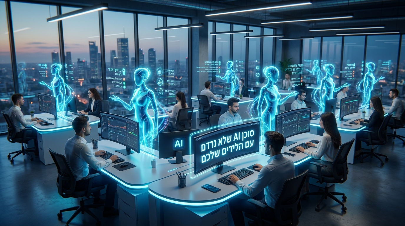 AI למחלקת מכירות סוכן חכם