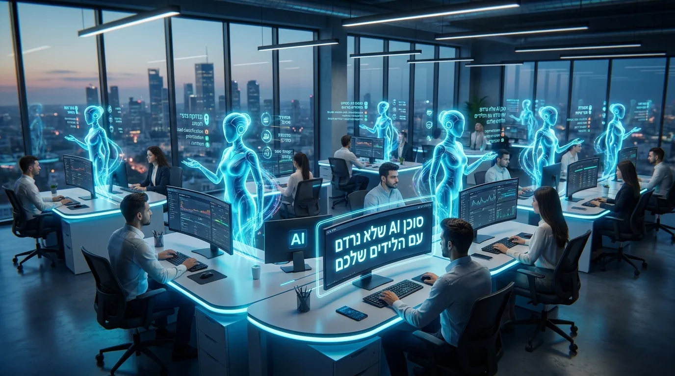 AI למחלקת מכירות סוכן חכם