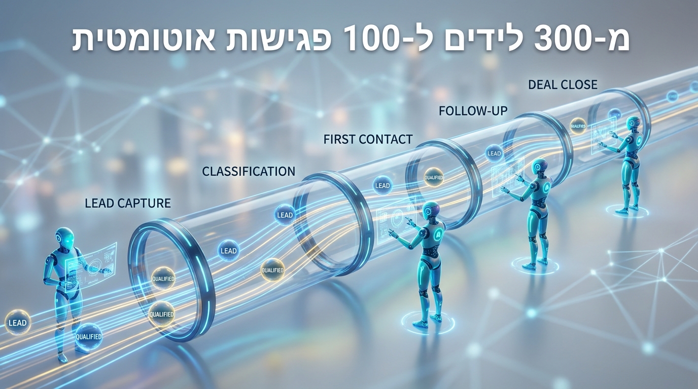 משפך מכירות AI אוטומטי