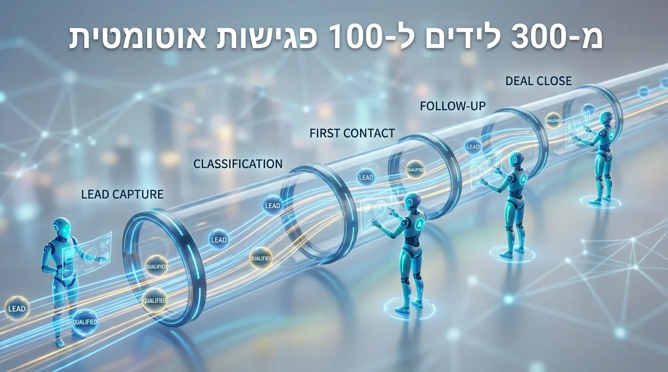 משפך מכירות AI אוטומטי
