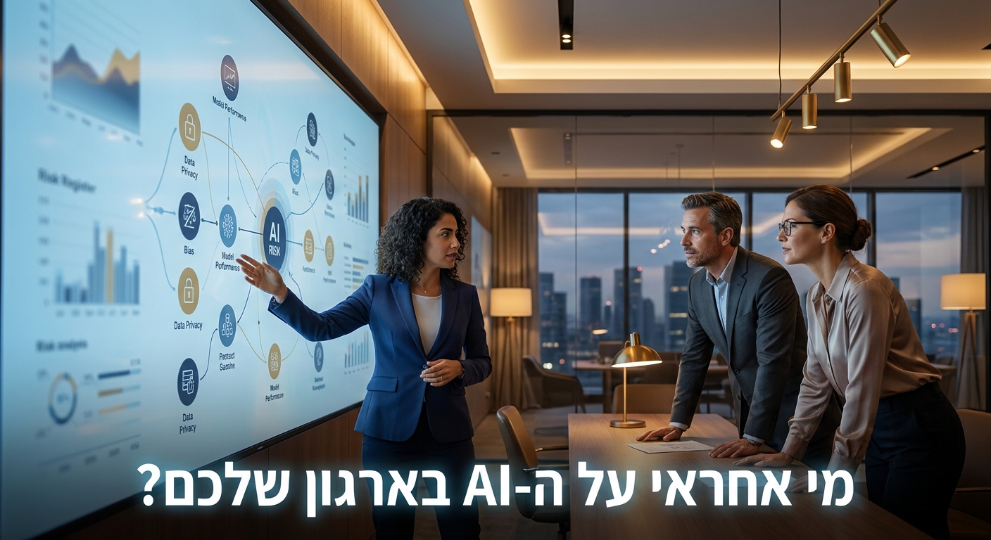 ניהול סיכוני AI בארגון תפקיד Chief Risk Officer ISO 42001