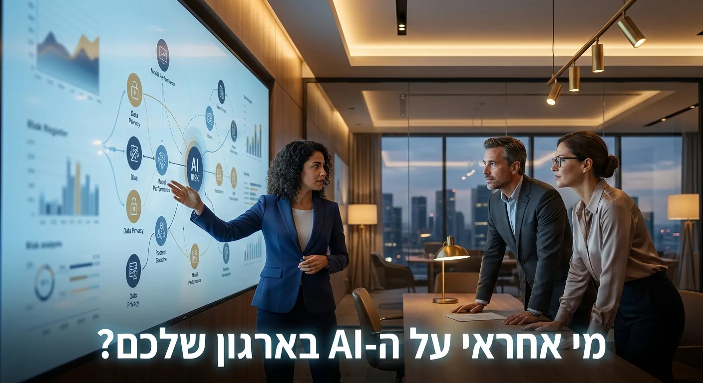 ניהול סיכוני AI בארגון תפקיד Chief Risk Officer ISO 42001