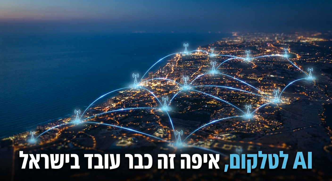 AI לחברות סלולר וטלקום בישראל פלאפון סלקום פרטנר הוט 2026