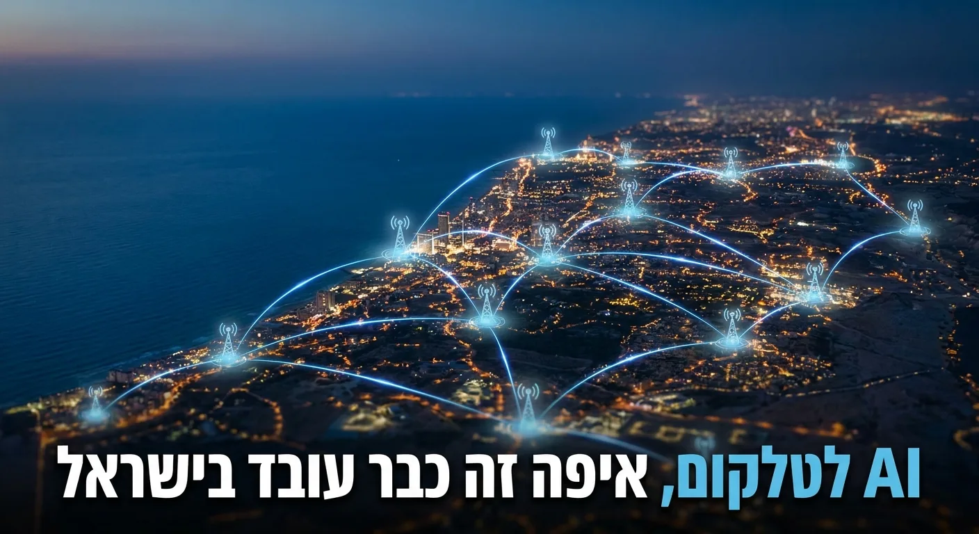AI לחברות סלולר וטלקום בישראל פלאפון סלקום פרטנר הוט 2026