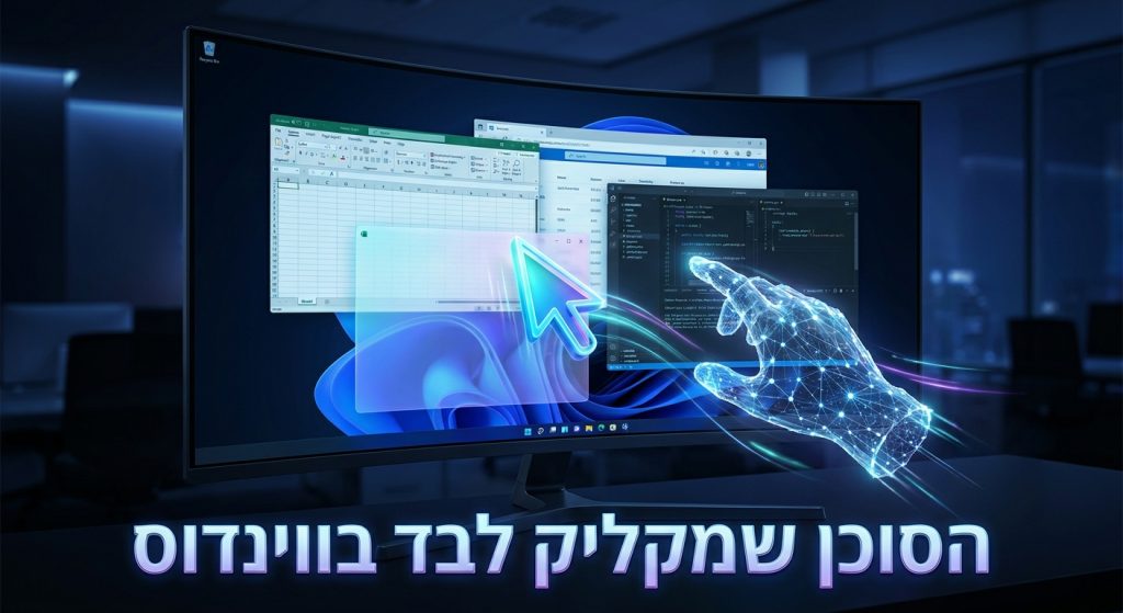 OpenAI שחררה סוכן AI שמקליק לבד באפליקציות של ווינדוס: מה זה אומר לאוטומציה בארגונים בישראל 2026