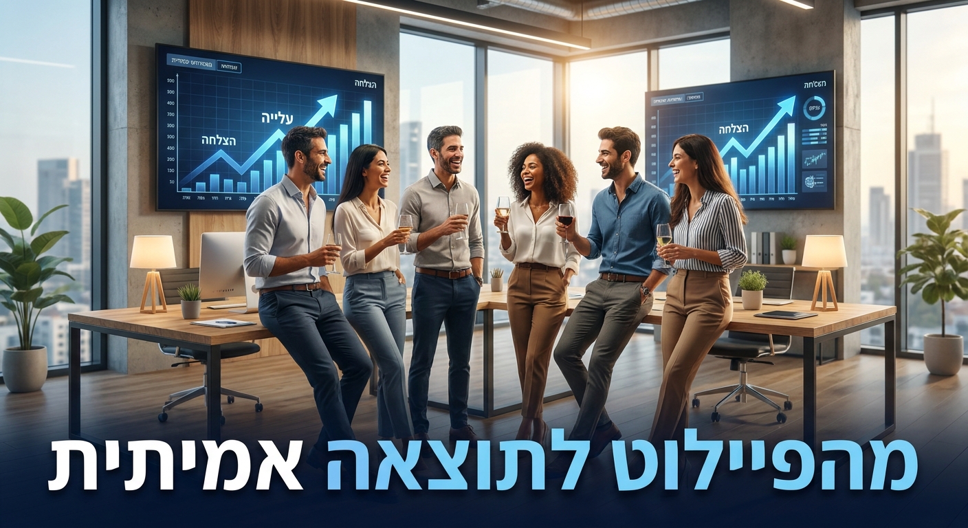 הטמעת AI מוצלחת בארגון בינוני ישראלי - מה ההבדל בין פתרון מובנה לפתרון מותאם