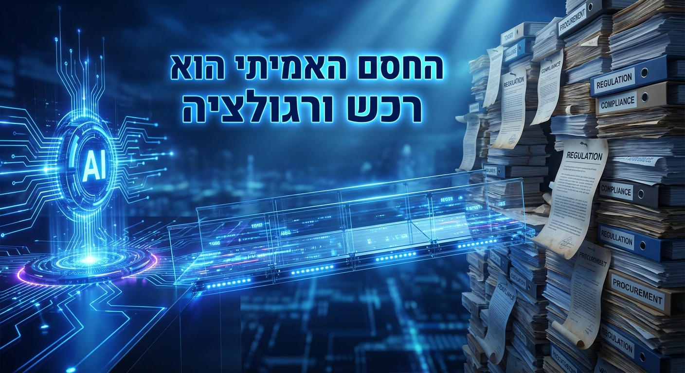החסם של רכש ורגולציה בהטמעת AI בסקטור הציבורי