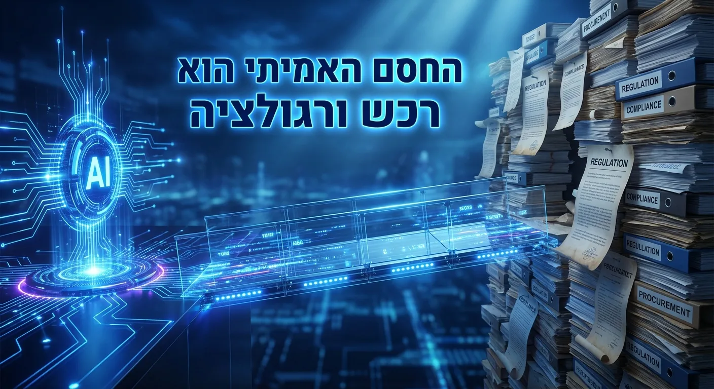 החסם של רכש ורגולציה בהטמעת AI בסקטור הציבורי