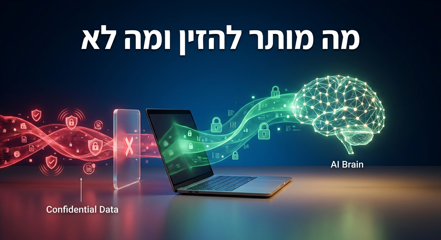 זרימת מידע מותר ואסור למודל AI