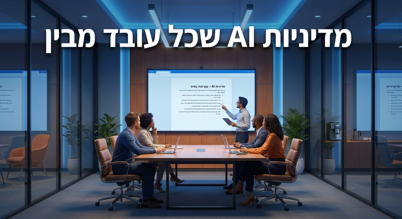 מדיניות שימוש ב-AI לעובדי הארגון