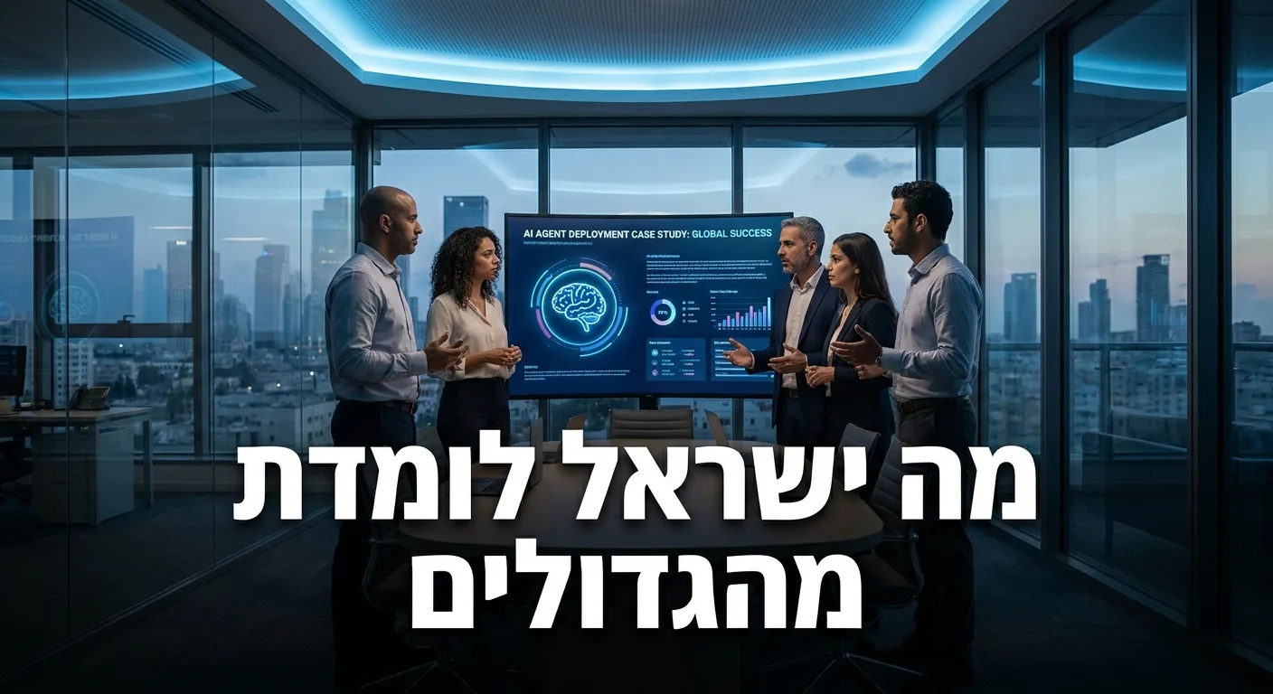 מנהלים ישראלים לומדים ממקרה בוחן של סוכני AI