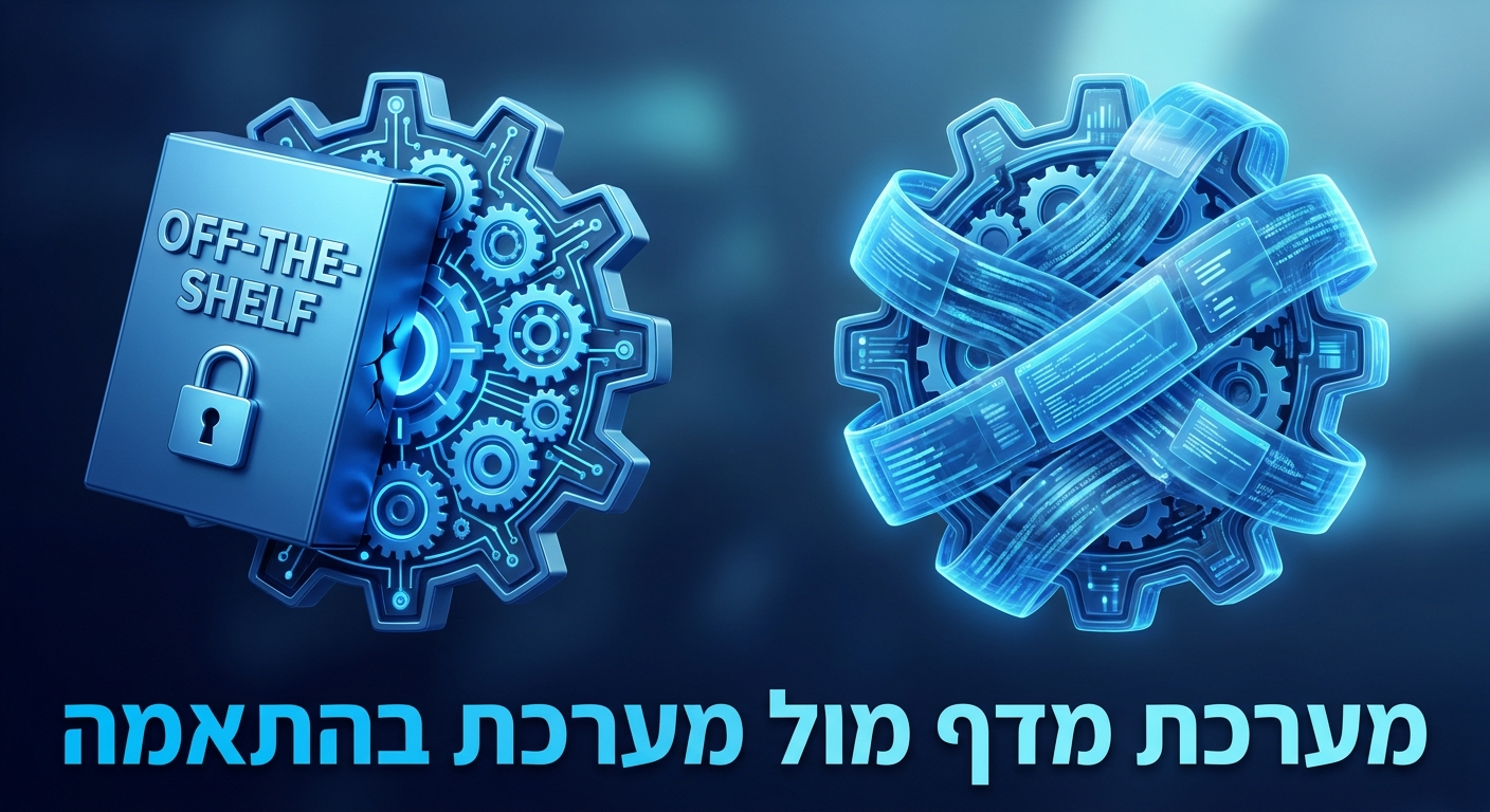 השוואה בין מערכת CRM מדף למערכת בהתאמה אישית