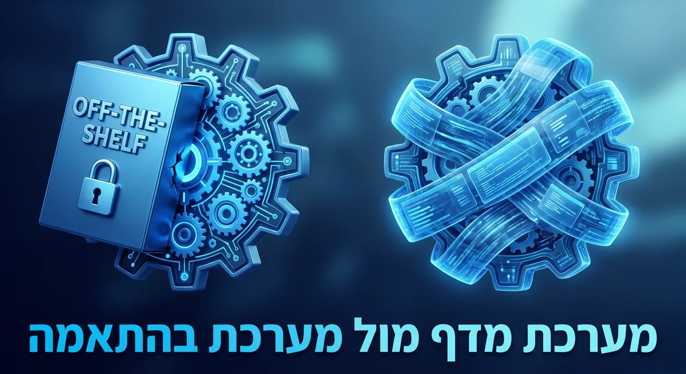 השוואה בין מערכת CRM מדף למערכת בהתאמה אישית