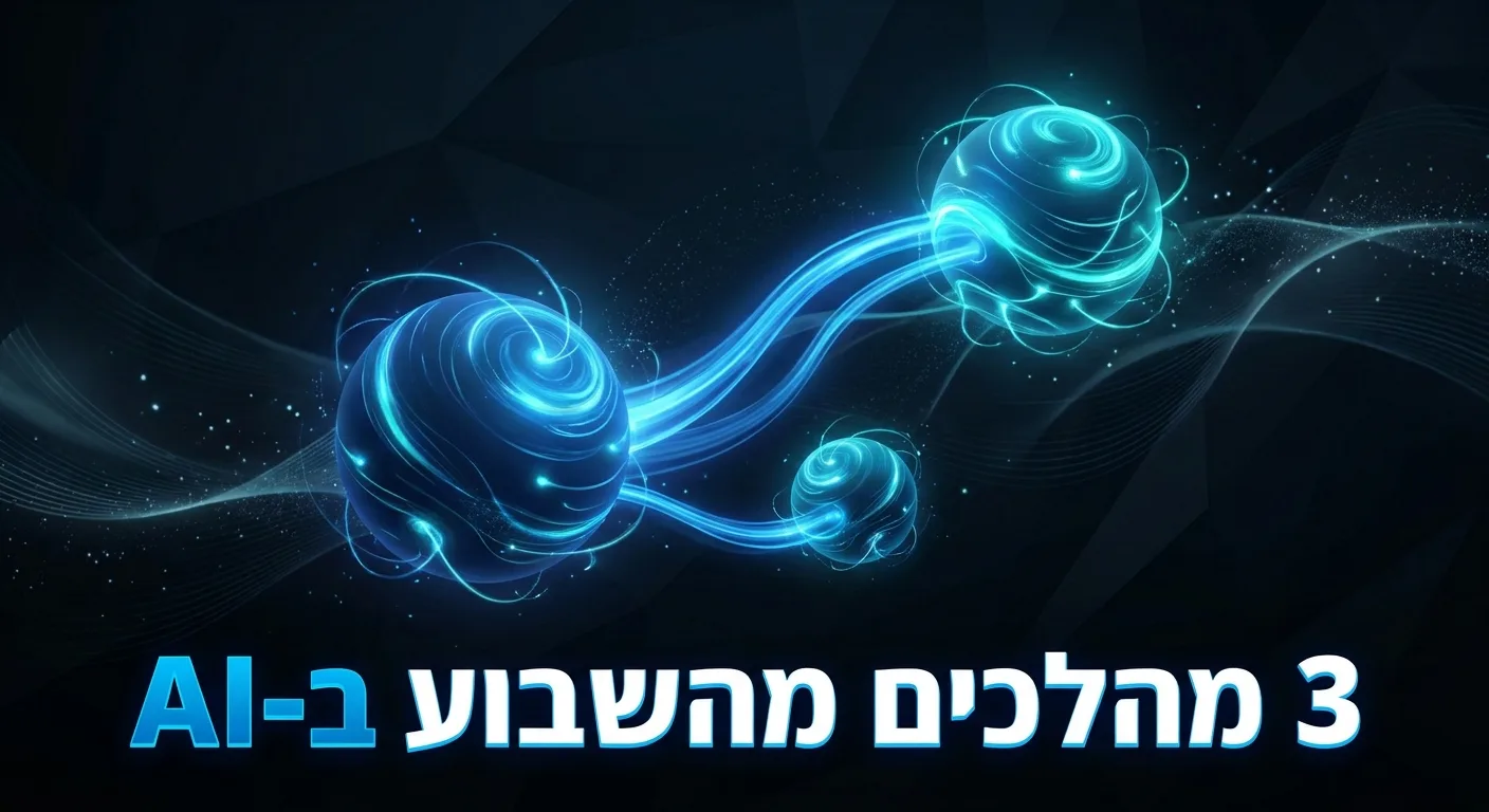 שלושה מהלכי AI מרכזיים מהשבוע
