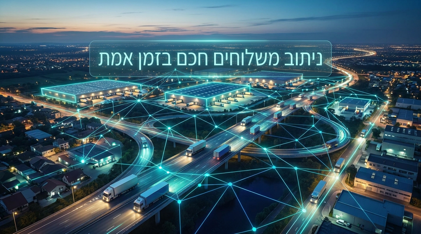 ניתוב משלוחים חכם עם AI בזמן אמת