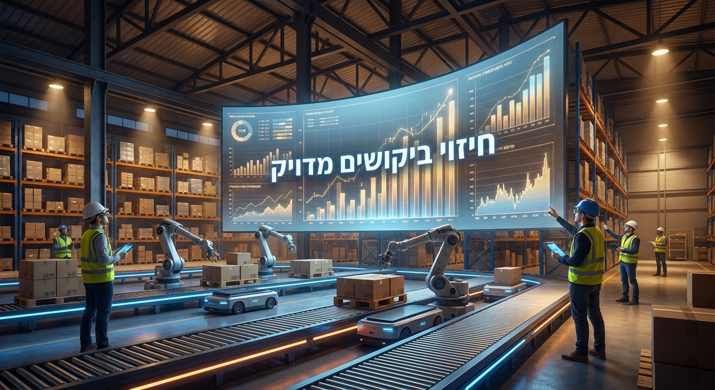 חיזוי ביקושים במחסן לוגיסטי עם AI