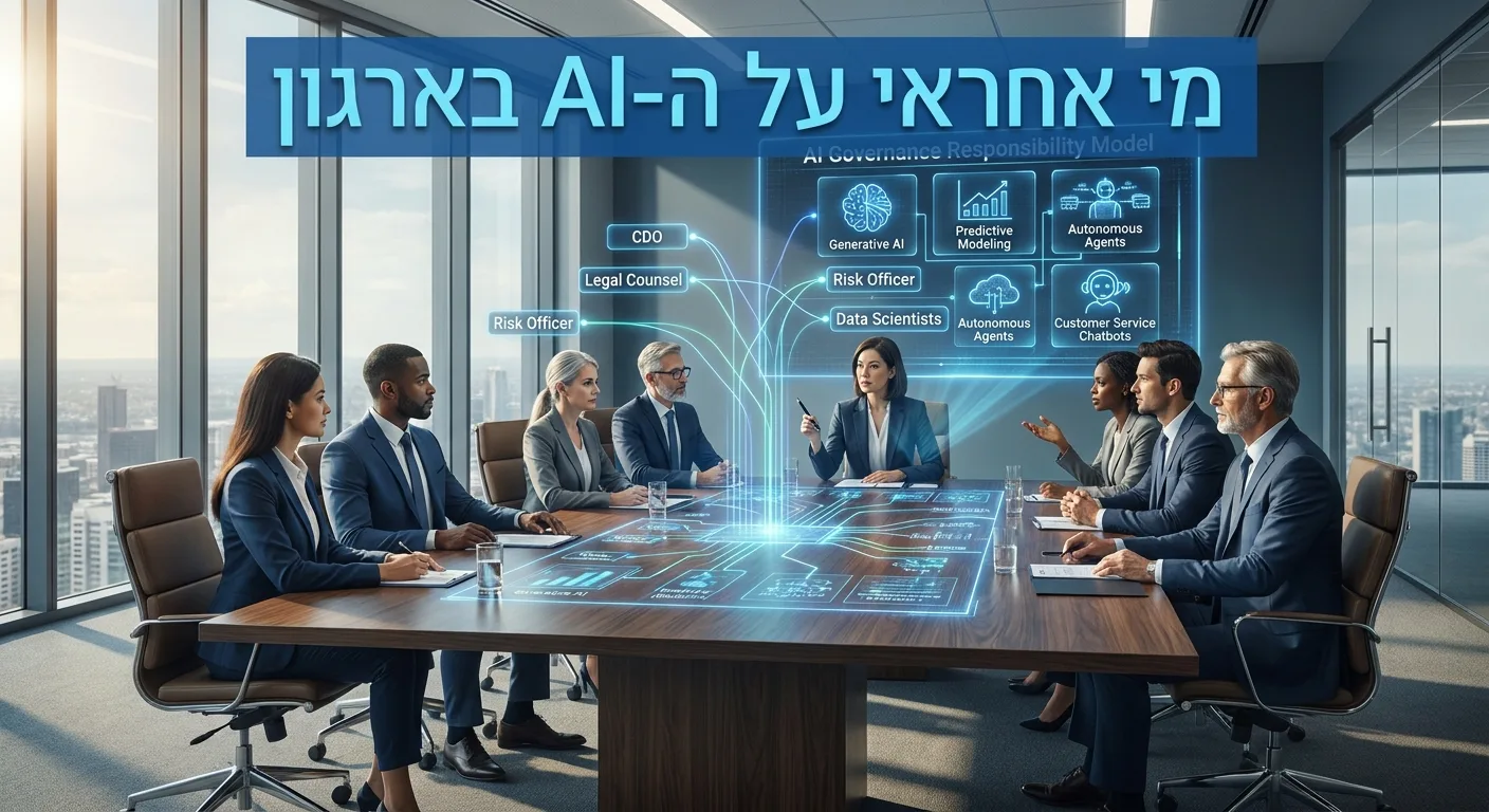 מודל אחריות לניהול AI בארגון