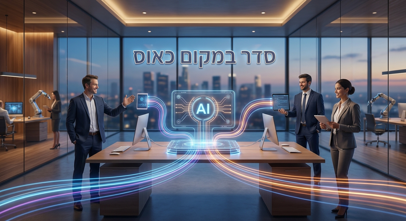 סדר תפעולי בארגון עם מערכת AI אחת