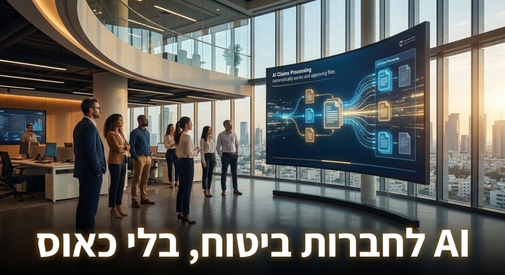 AI לחברות ביטוח בישראל - עיבוד תביעות אוטומטי