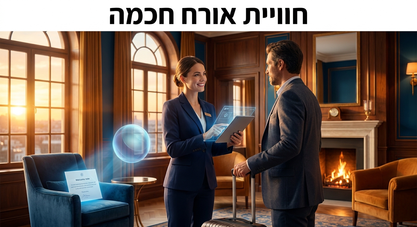 חוויית אורח מותאמת אישית בעזרת AI במלונאות