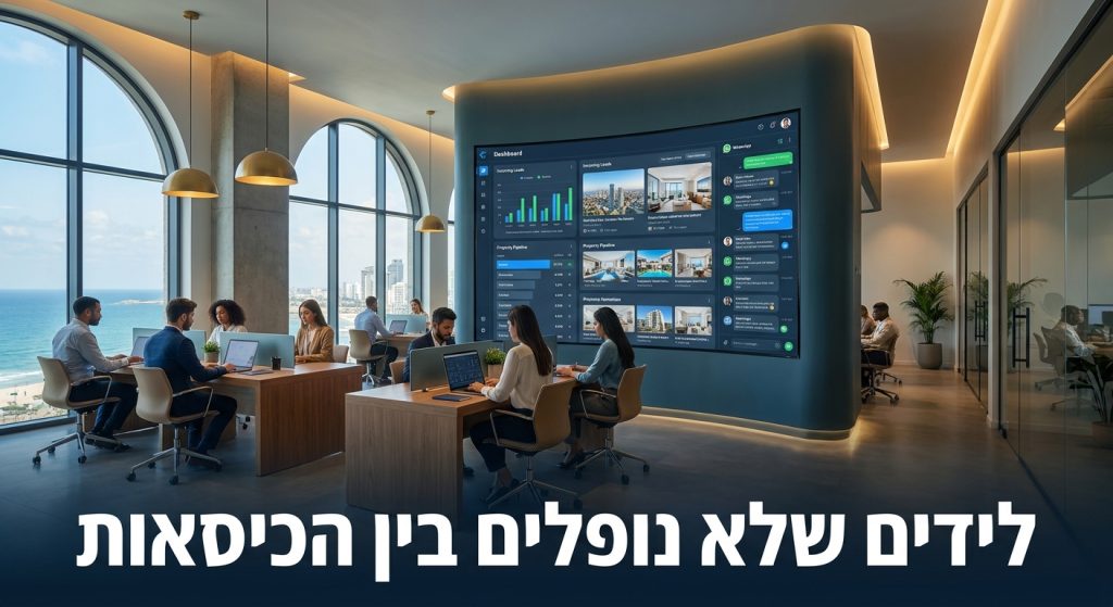 סוכנות נדלן עם מערכת אחת לניהול לידים