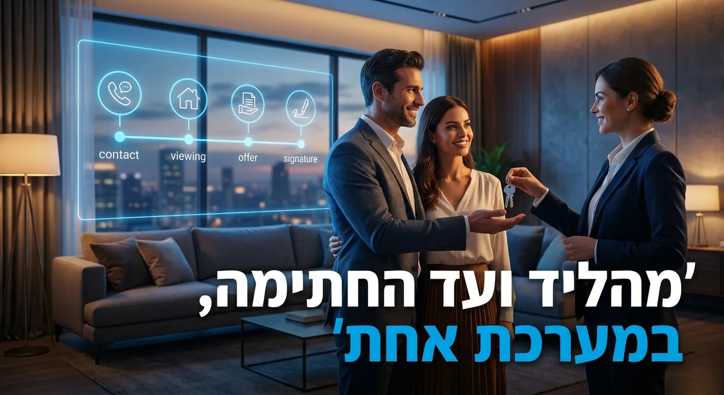 מערכת אחת מהליד ועד סגירת העסקה