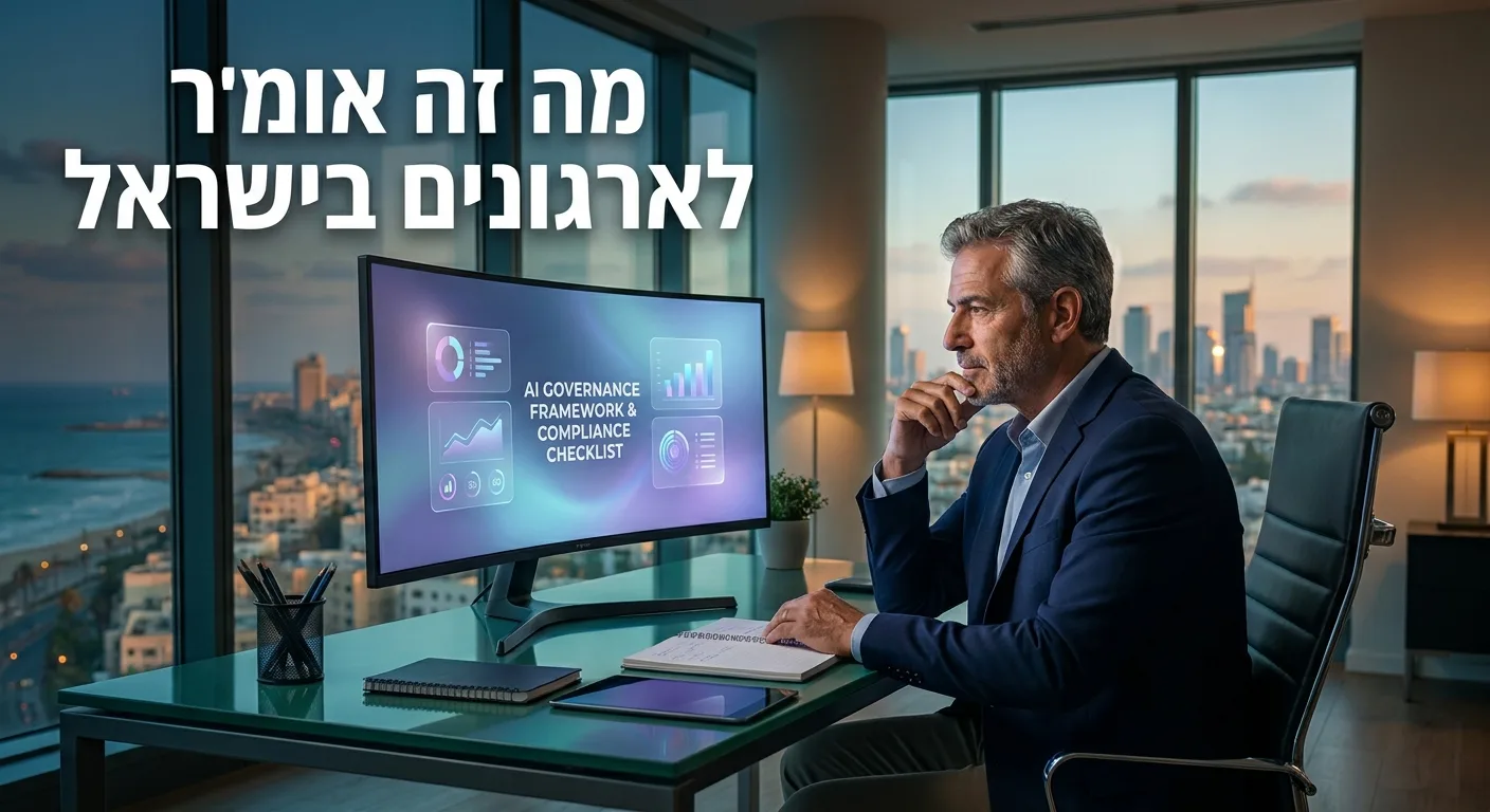 ארגון ישראלי בוחן את המשמעות של רגולציית AI