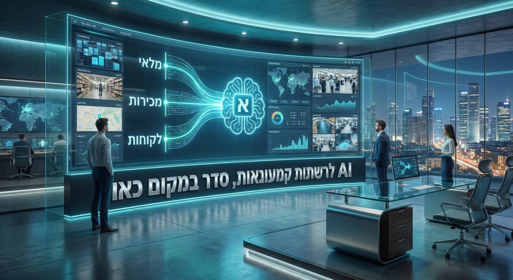 AI לרשתות קמעונאות בישראל 2026: 5 הפתרונות המובילים לחיזוי מלאי, איחוד מערכות וחוויית לקוח