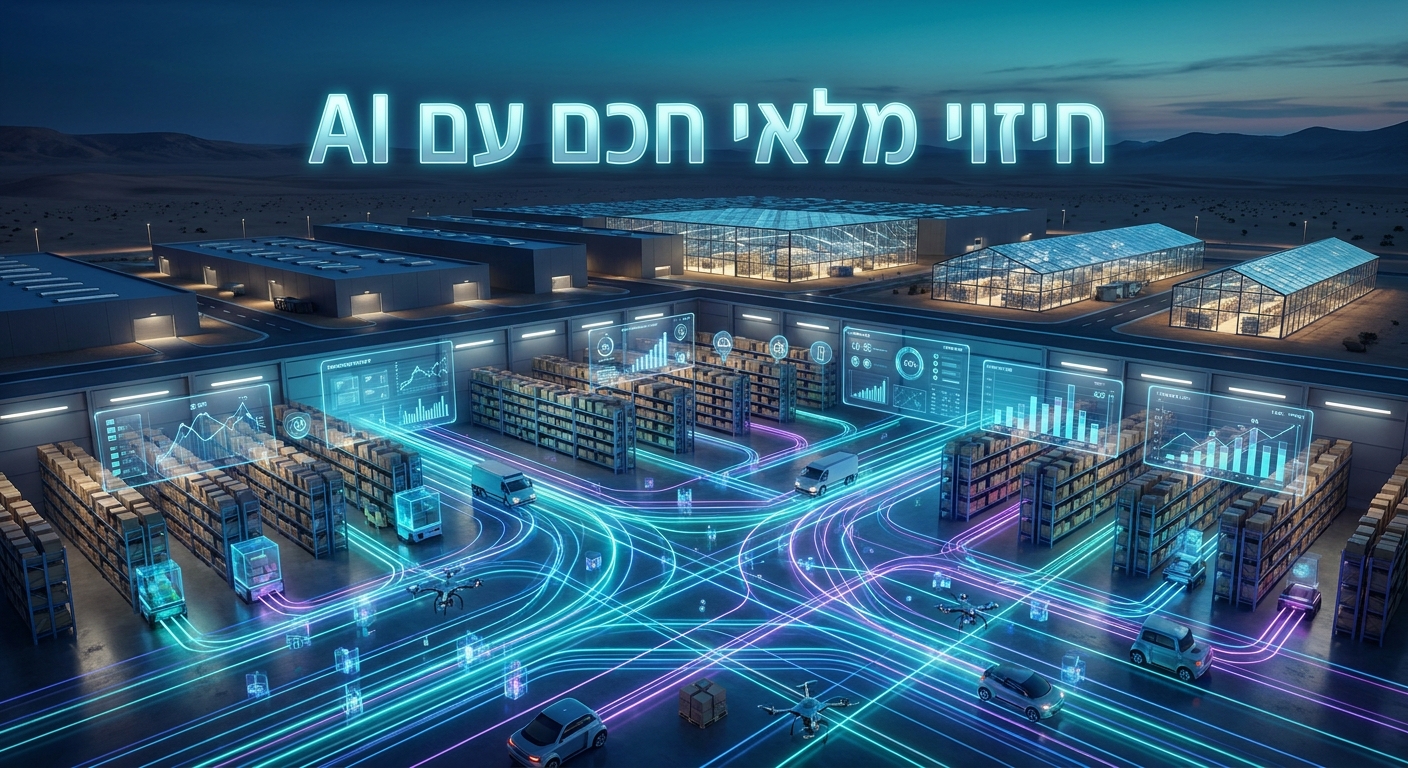 חיזוי מלאי חכם עם AI ברשת קמעונאות