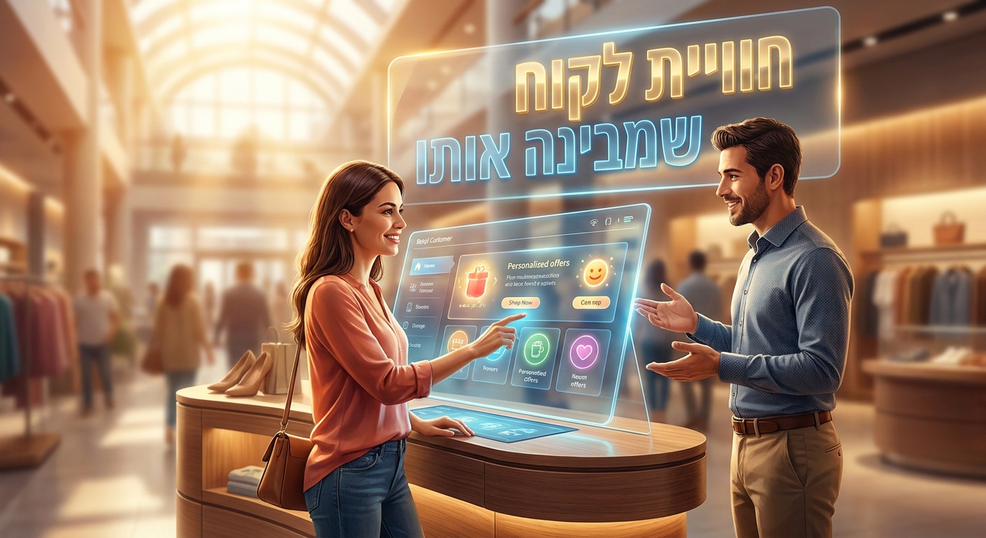 חוויית לקוח מותאמת אישית עם AI ברשת קמעונאות