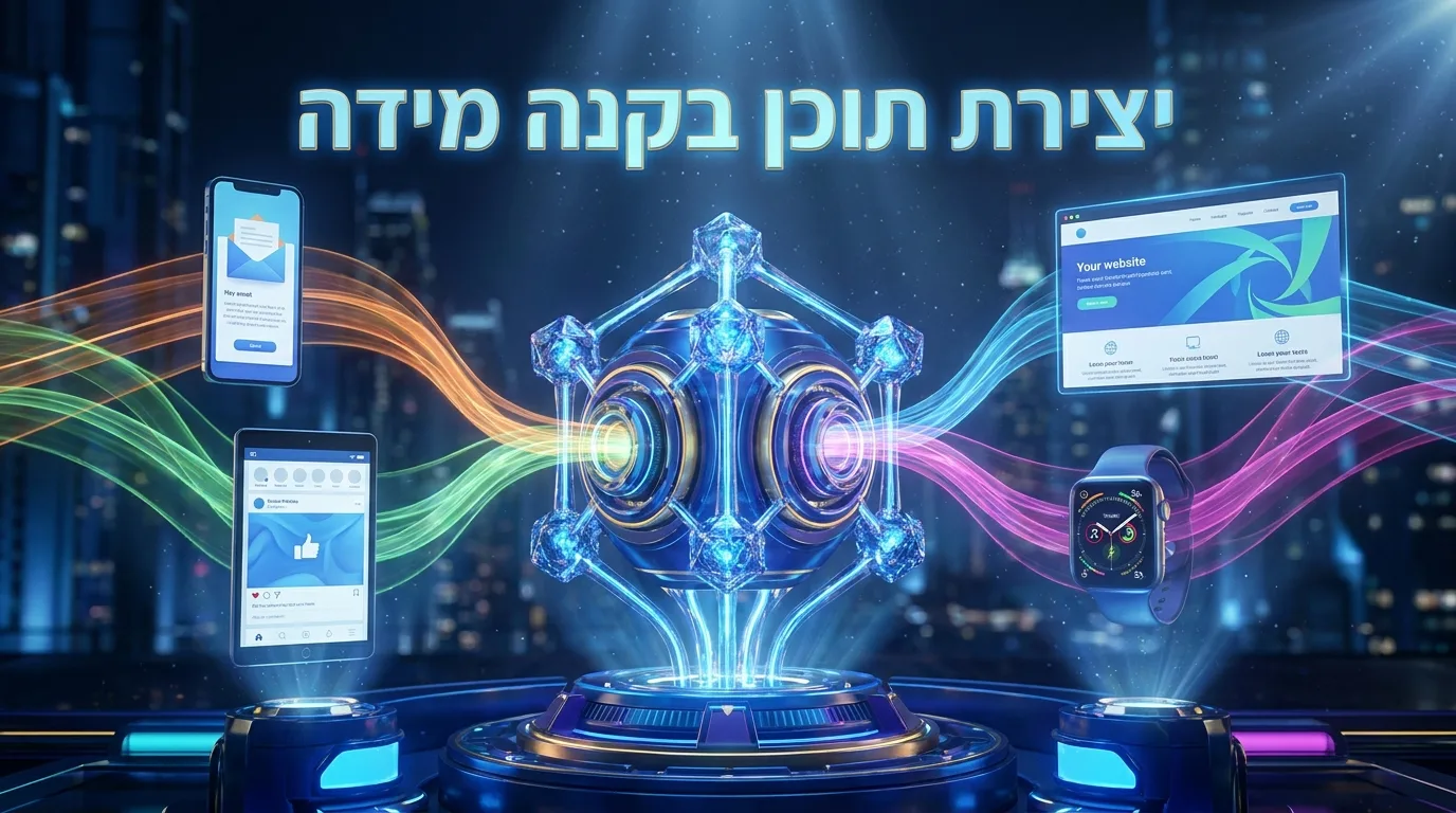 מנוע AI ליצירת תוכן שיווקי מותאם אישית בקנה מידה