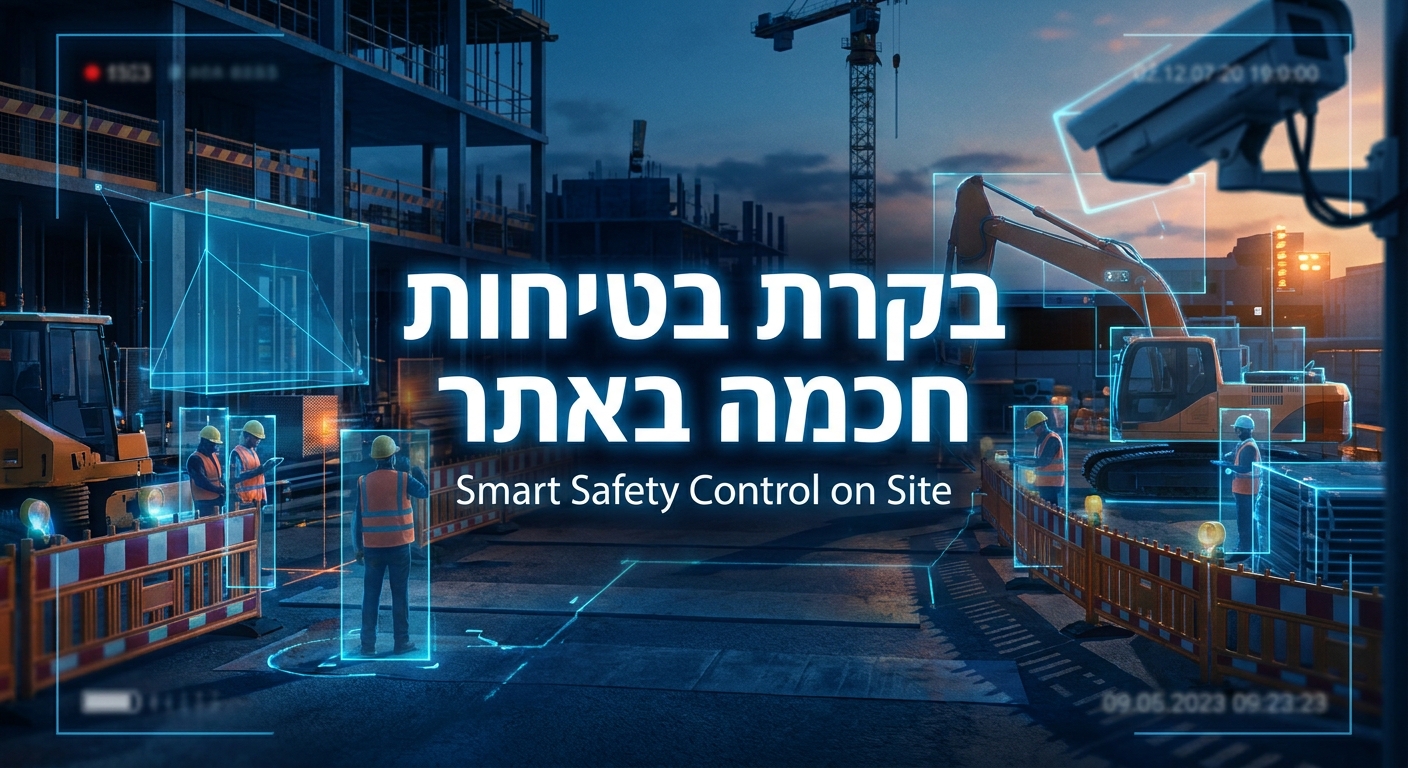 בקרת בטיחות חכמה באתר בנייה עם AI