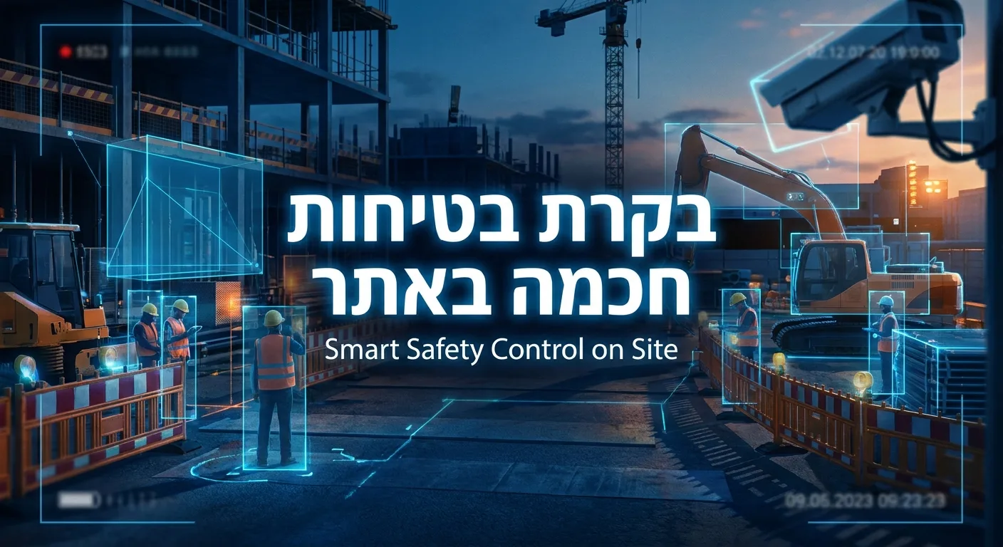 בקרת בטיחות חכמה באתר בנייה עם AI