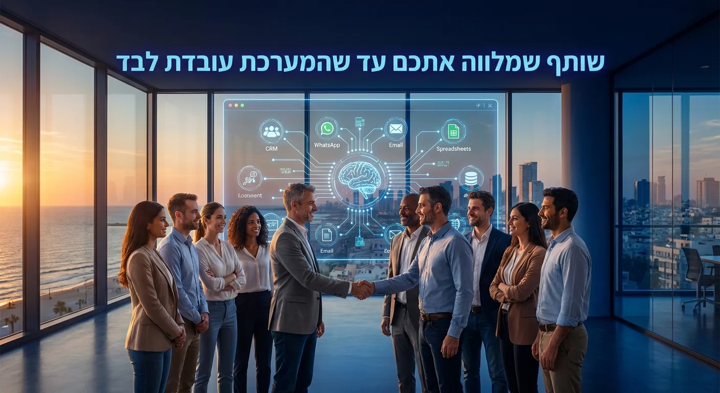 בחירת שותף הטמעת AI לארגון