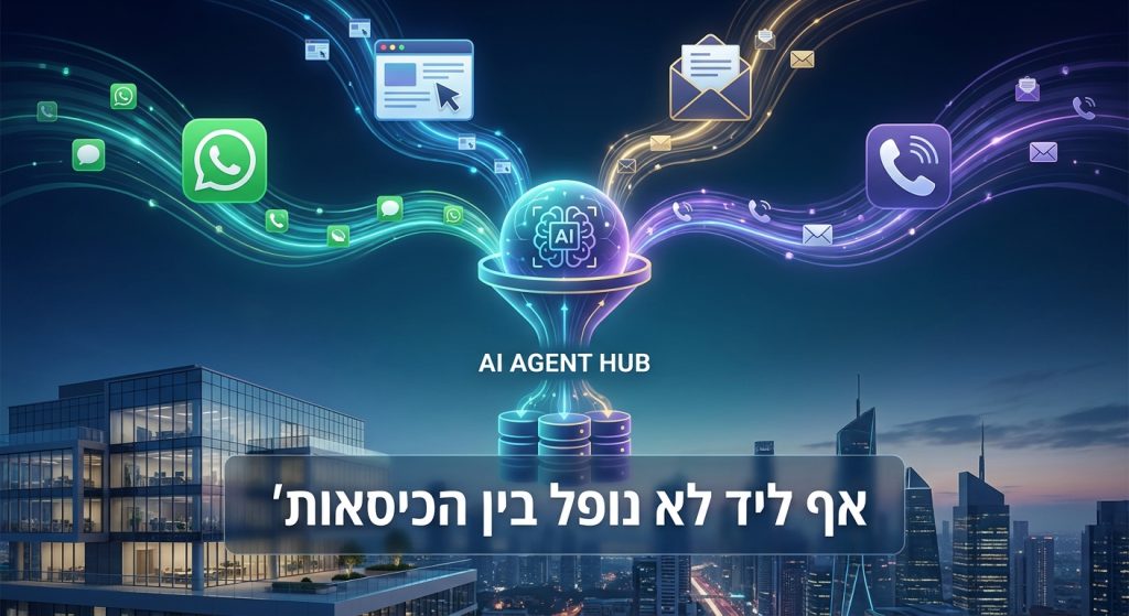 סוכן AI ללכידת לידים בארגון 2026: איך מפסיקים לאבד פניות בין הכיסאות