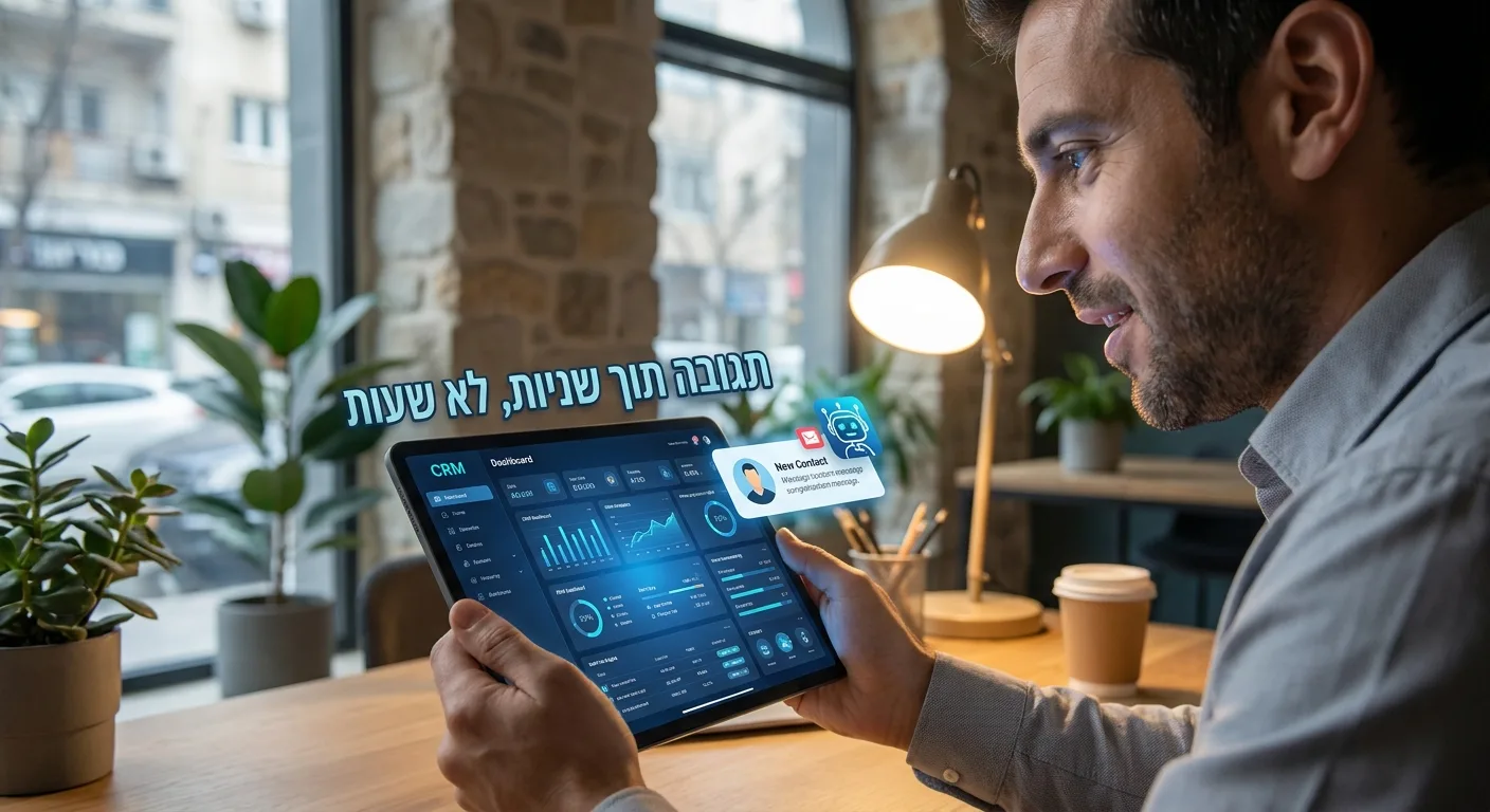 התראת ליד מיידית מסוכן AI