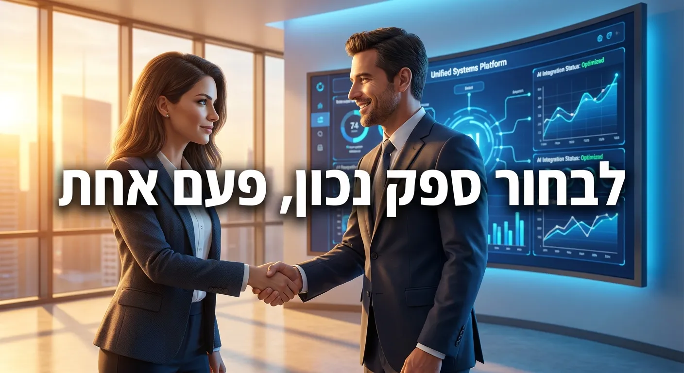 בחירת ספק להטמעת סוכן AI