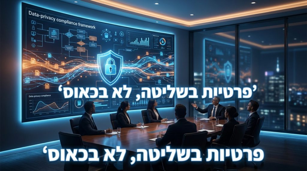תיקון 13 לחוק הגנת הפרטיות, CRM ובוט וואטסאפ: מה ארגון בישראל חייב לעשות עכשיו 2026