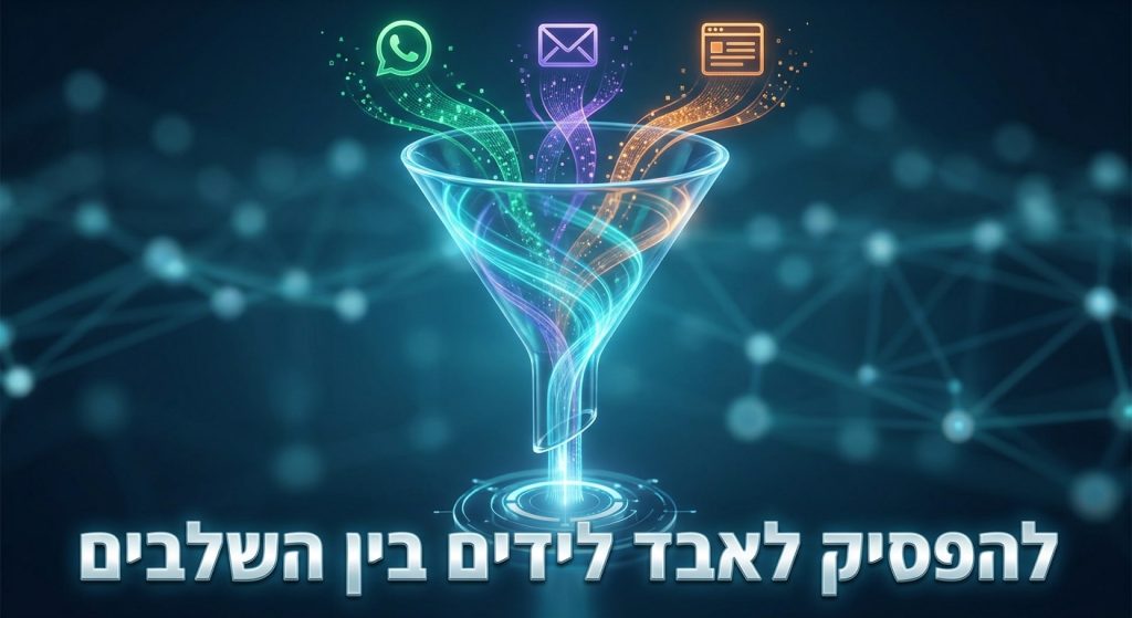 אוטומציה לניהול משפך מכירה בארגון 2026: איך מפסיקים לאבד לידים בין השלבים