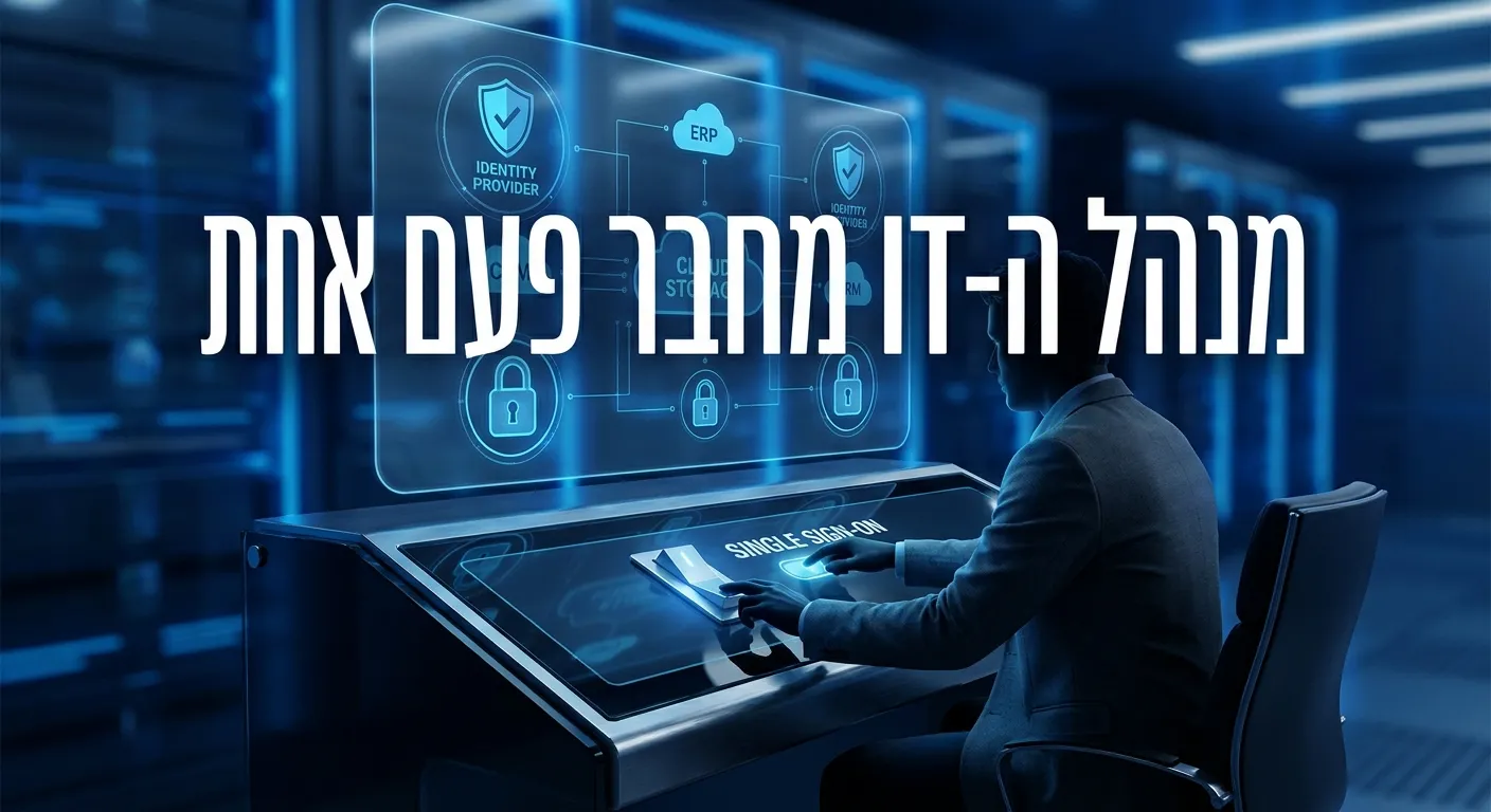 מנהל IT מאשר גישה ארגונית מקונסול מנוהל